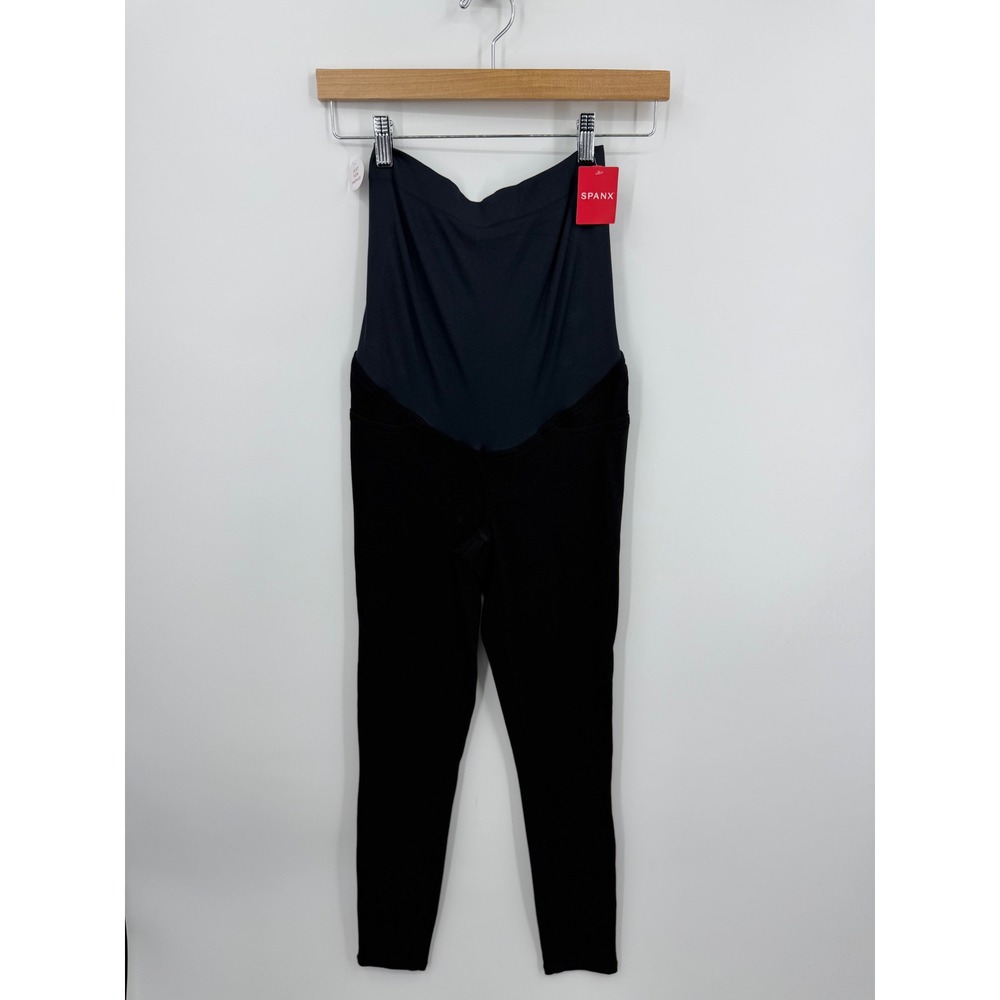 SPANX Mama Ankle‎ Jean-ish Leggings Maternity Womens Size S Black 20154R